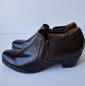 Natural Soul KASTA Bootie Brown Ankle Boots